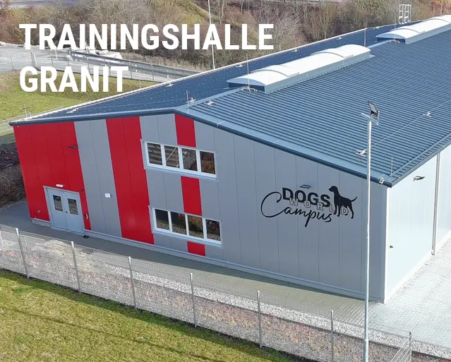 Trainingshalle am Dogsworld Campus